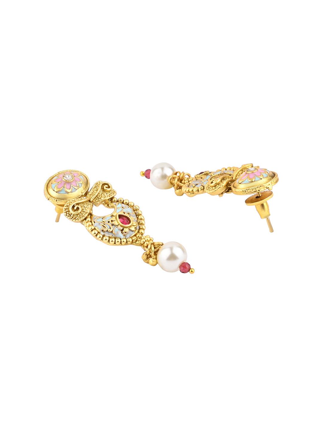 Kundan Peacock Delight - ASMITTA Jewellery