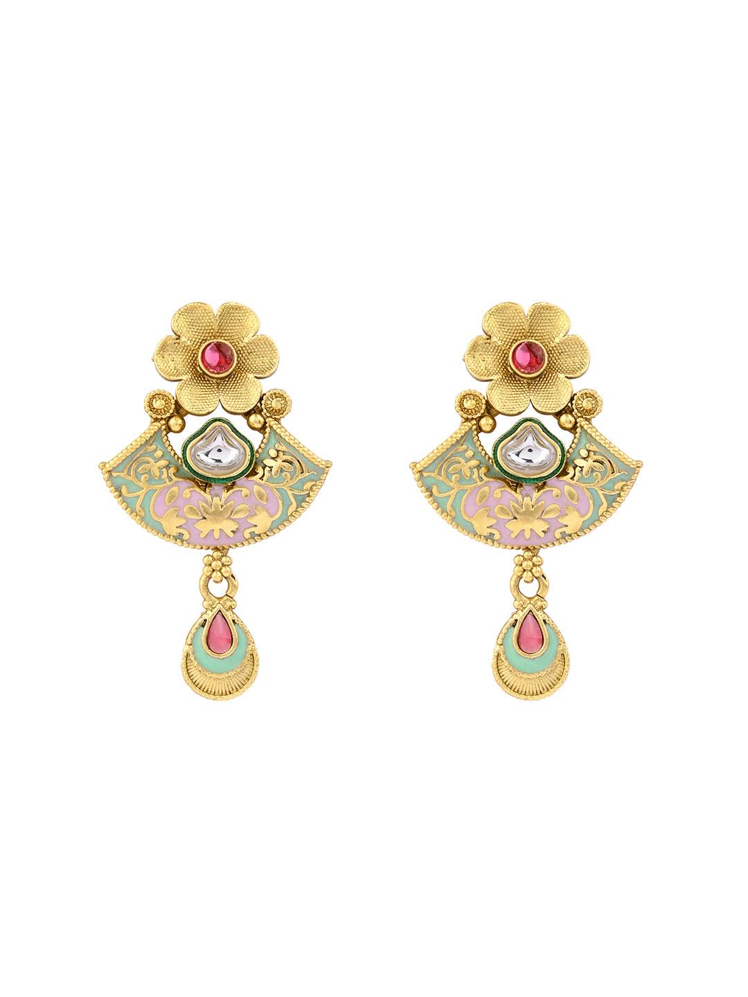 Majestic Kundan Choker Set - ASMITTA Jewellery