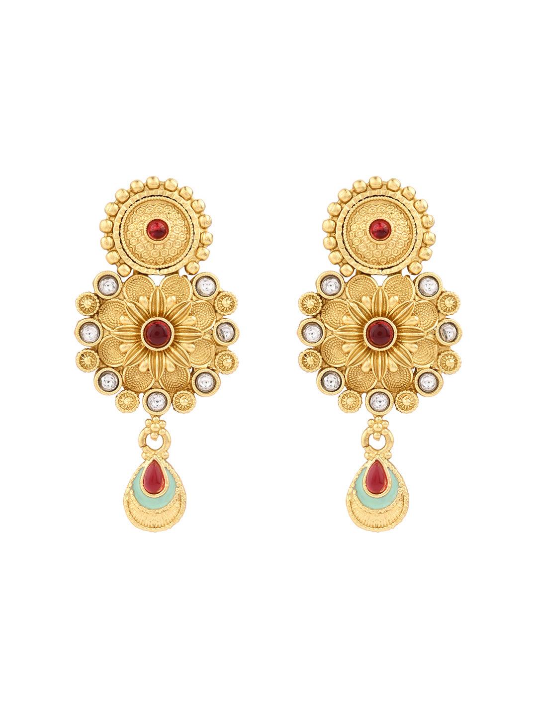 Kundan Radiance Choker Set - ASMITTA Jewellery