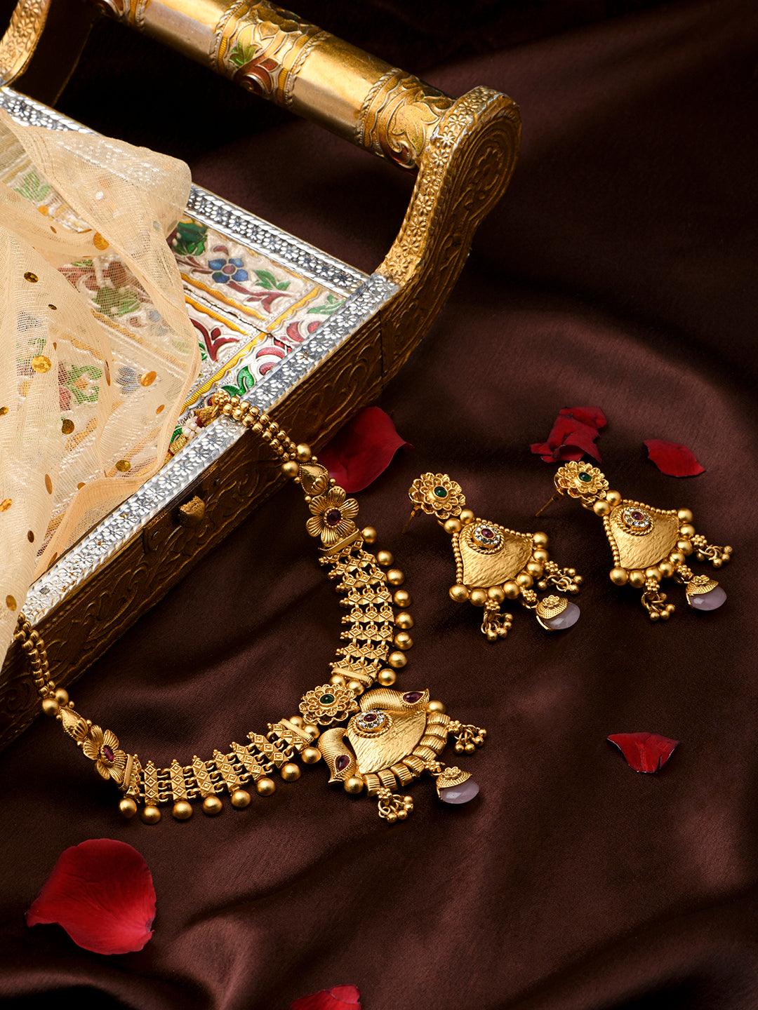 Regal Kundan Choker Set - ASMITTA Jewellery