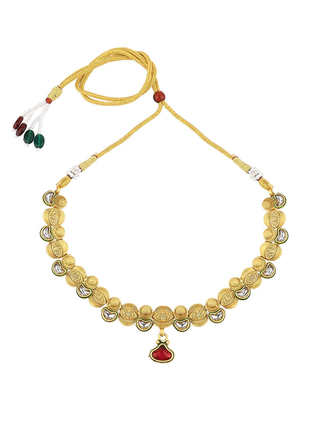 Majestic Kundan Elegance Set - ASMITTA Jewellery