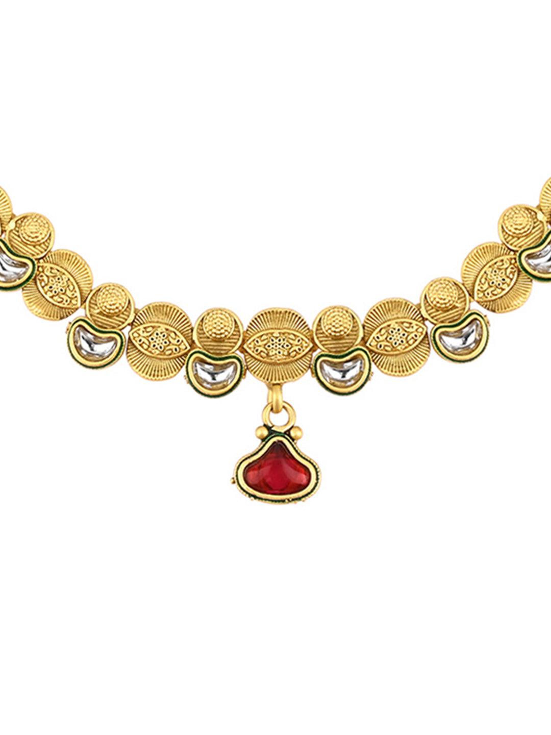 Majestic Kundan Elegance Set - ASMITTA Jewellery