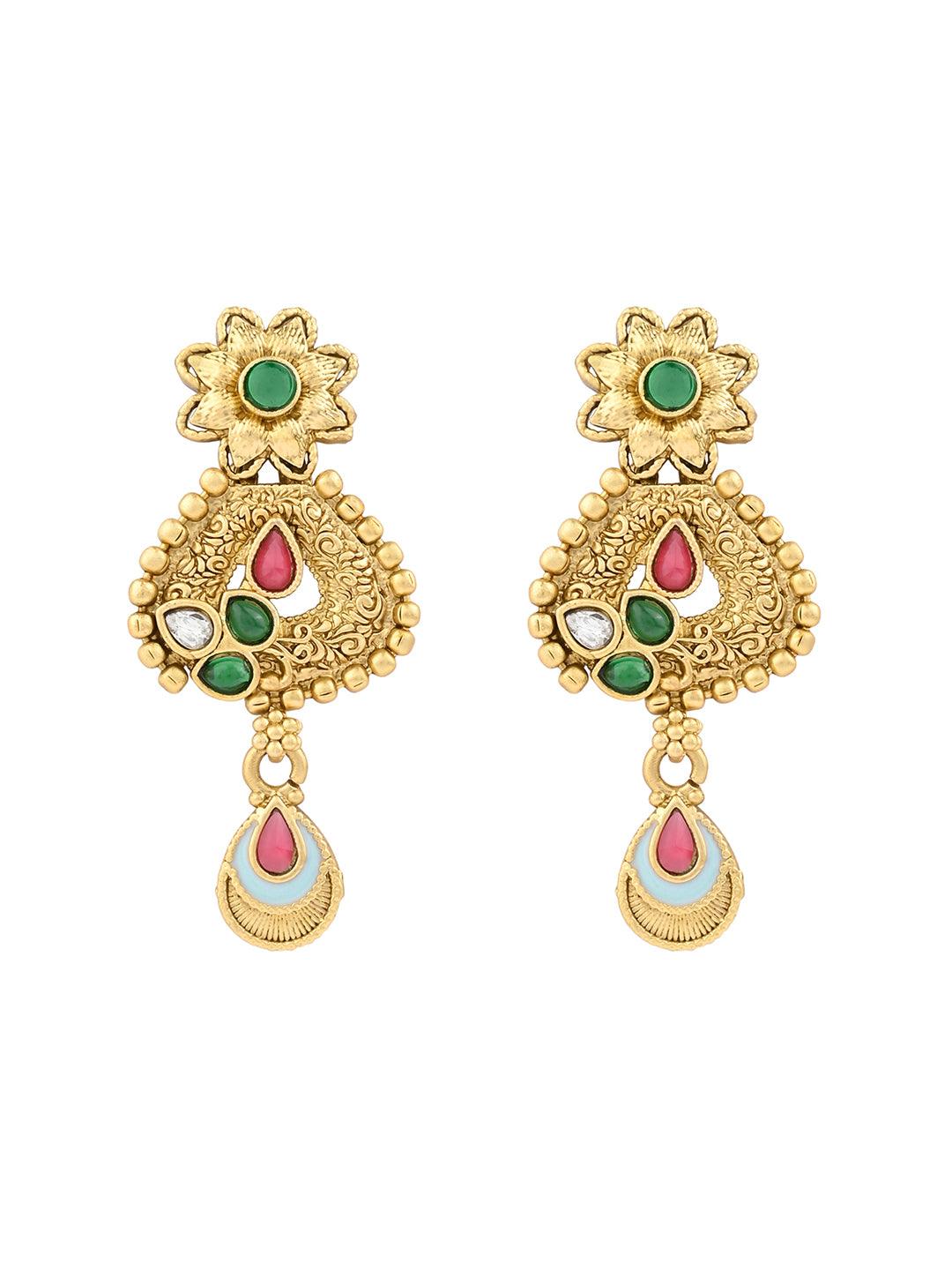 Chic Kundan Heritage Set - ASMITTA Jewellery