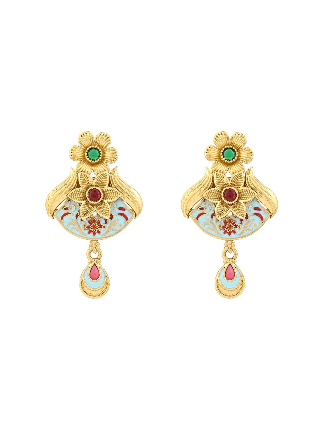 Regal Kundan Choker Set - ASMITTA Jewellery