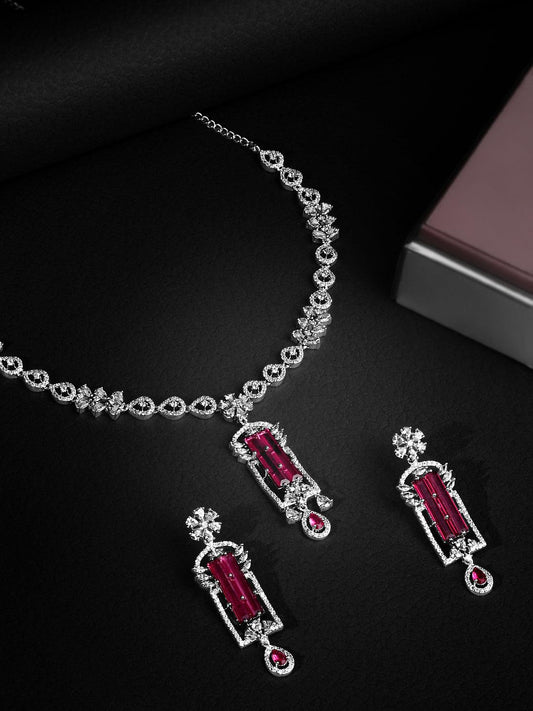 Blush Radiance Choker Set - ASMITTA Jewellery