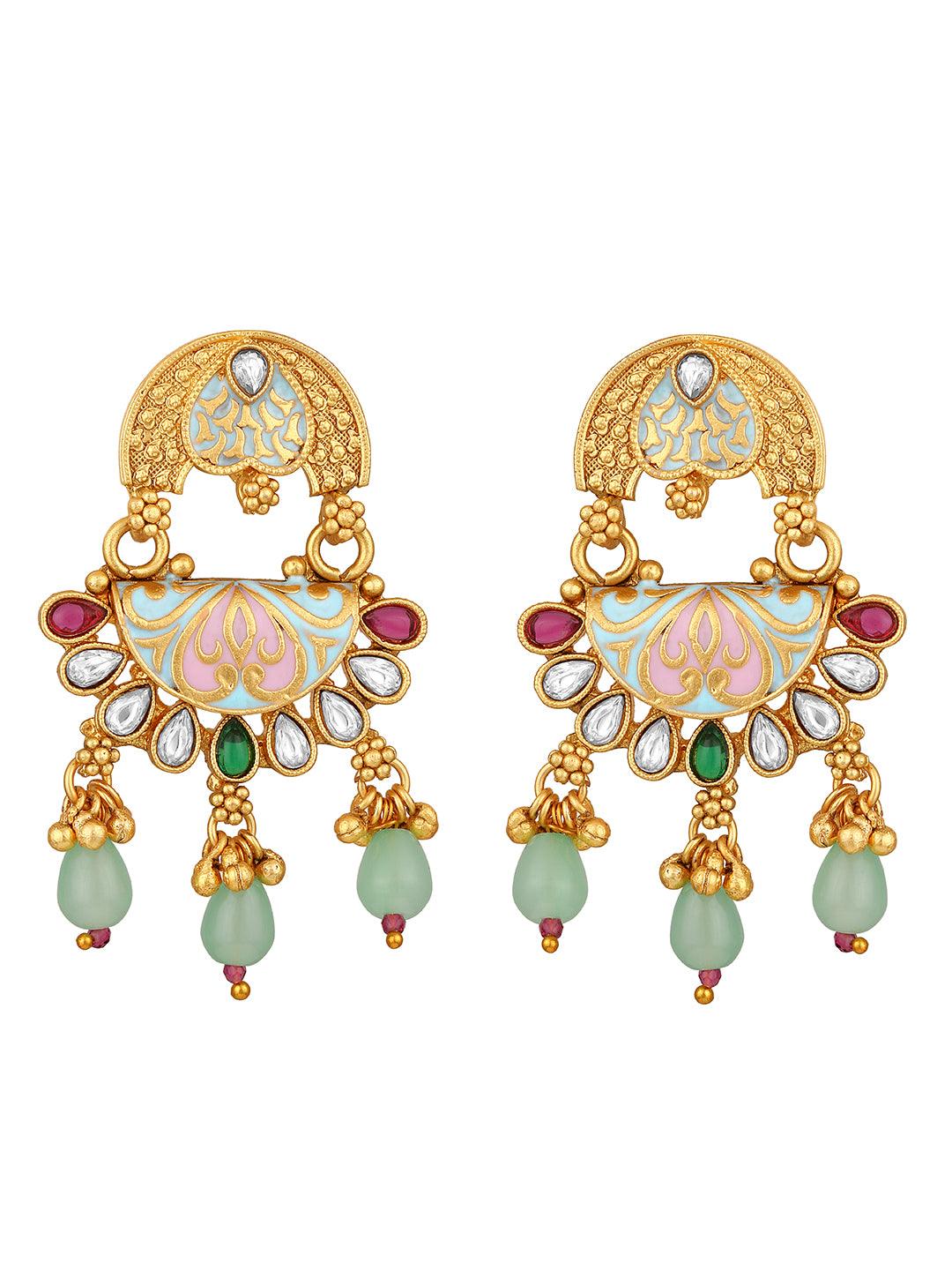 Opulent Kundan Set - ASMITTA Jewellery