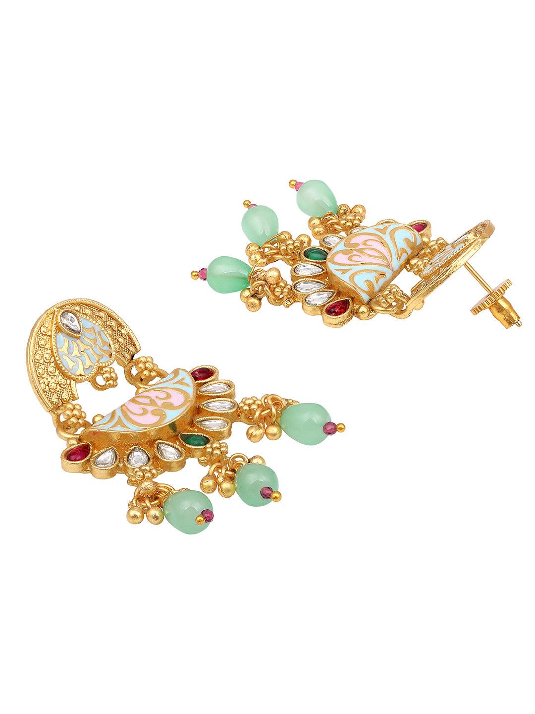 Opulent Kundan Set - ASMITTA Jewellery