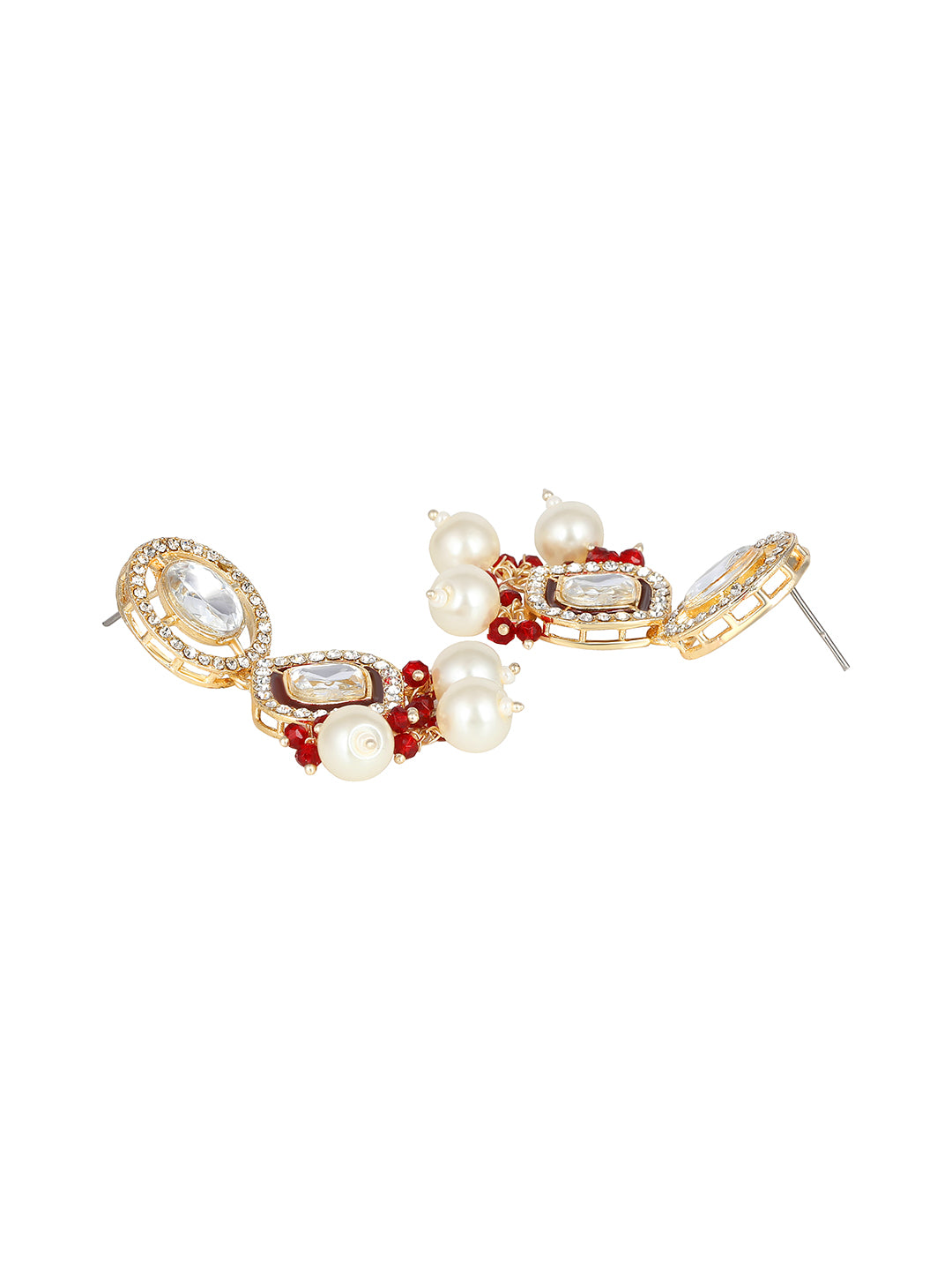 Traditional Meenakari choker set with earrings