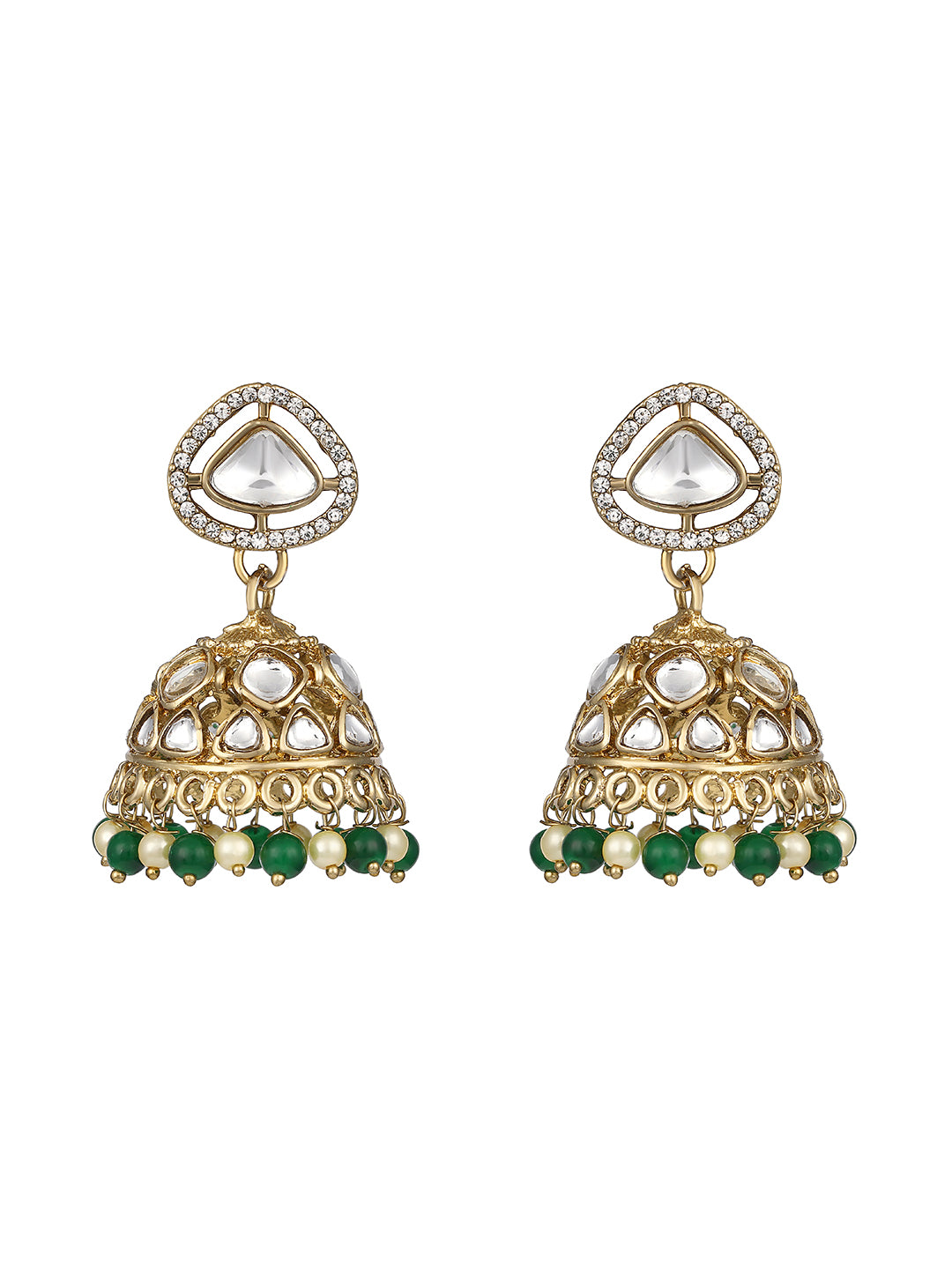 Bridal Meenakari choker necklace with matching earrings and tikka