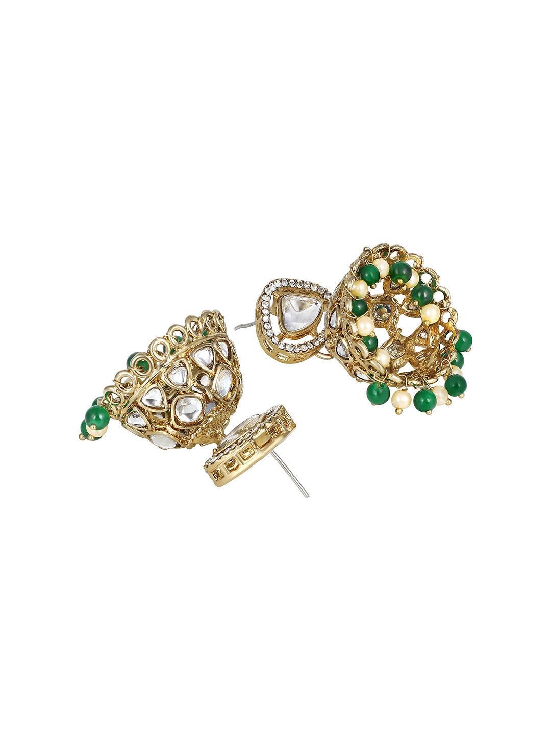 Bridal Meenakari choker necklace with matching earrings and tikka