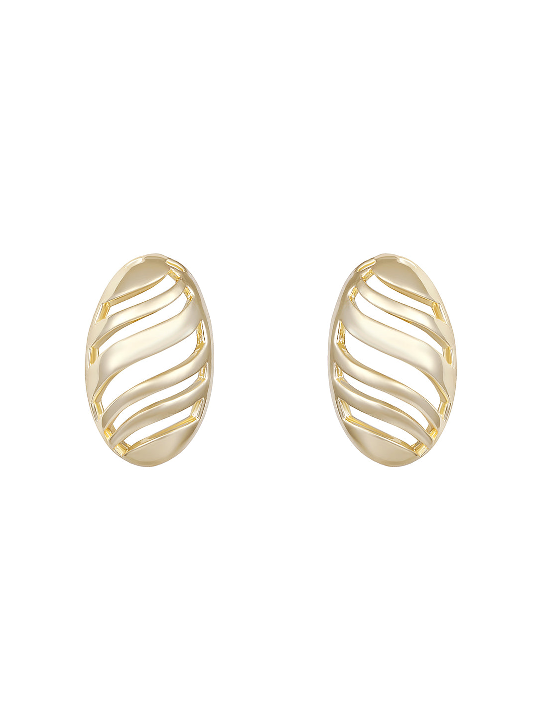 Contemporary Matte Gold Plated Choker Jewellery Set