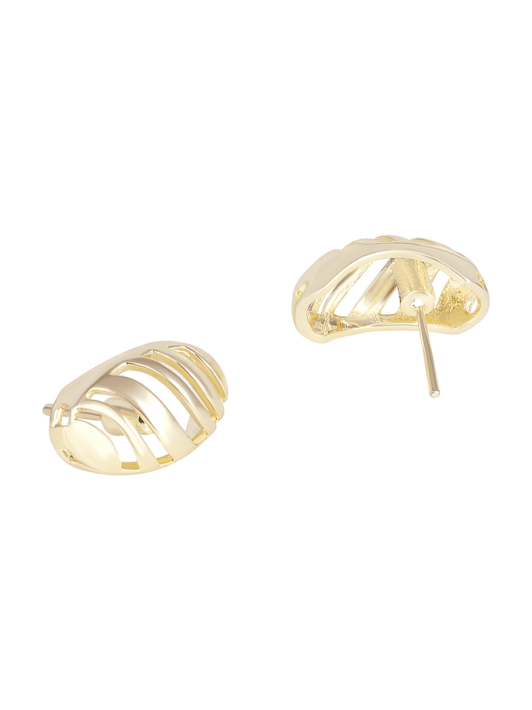 Contemporary Matte Gold Plated Choker Jewellery Set