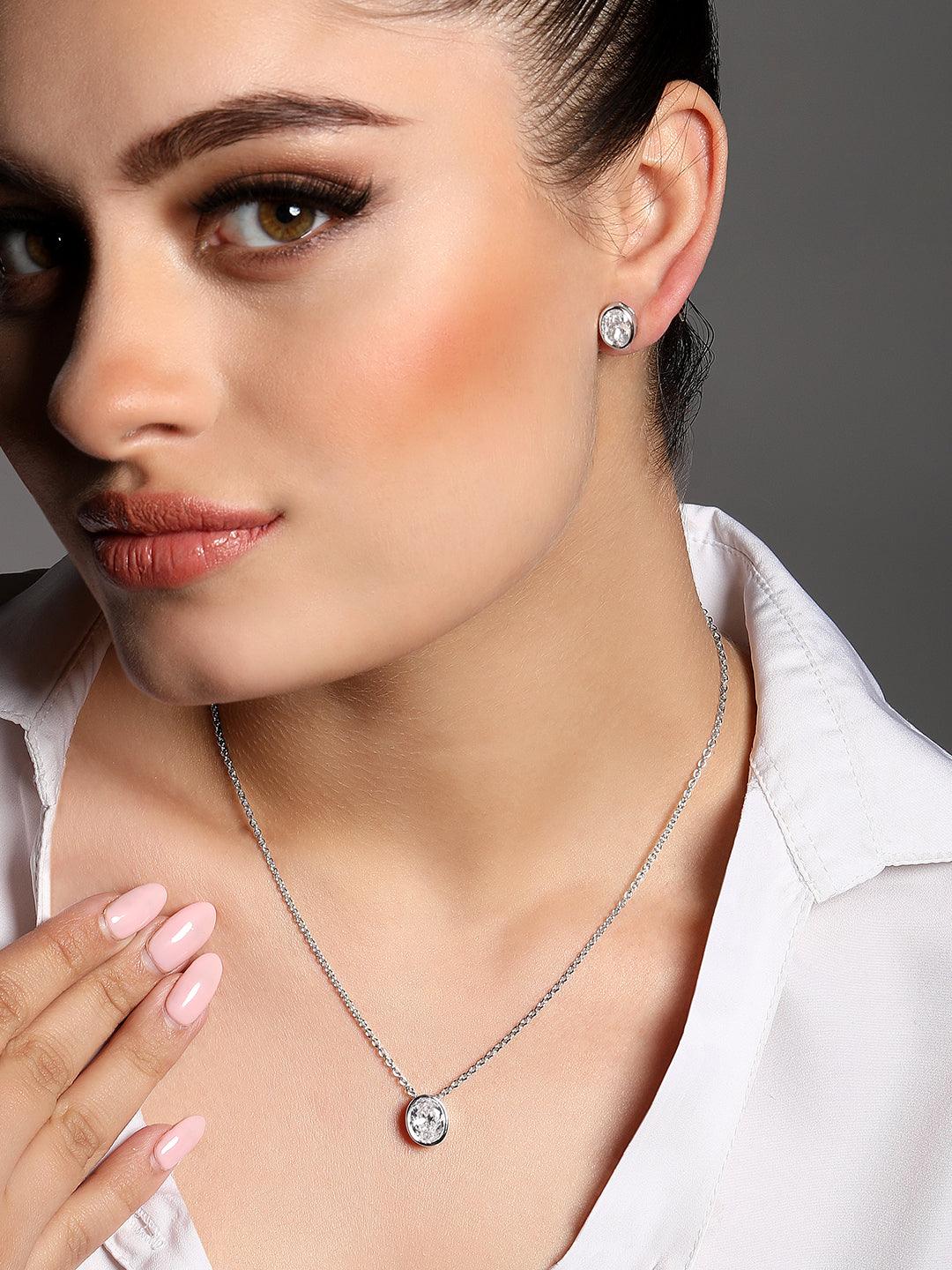 Celestial Radiance Pendant Set - ASMITTA Jewellery