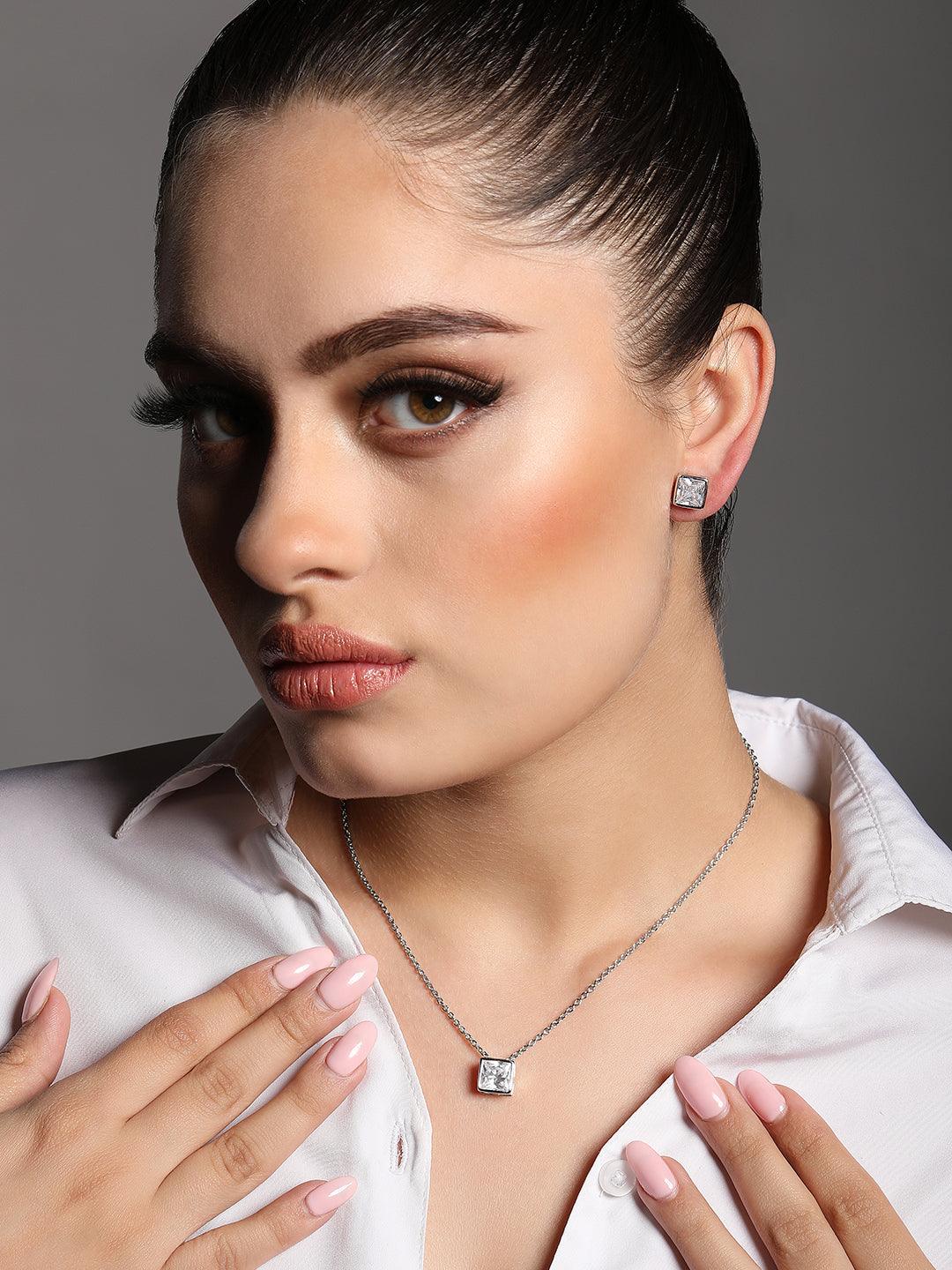 Starlit Elegance Pendant Set - ASMITTA Jewellery