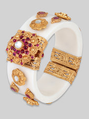 Gold-Plated Ancient  Kada Bracelet For Women