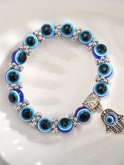 Evil Eye - Rhodium Plated Unisex Bracelet
