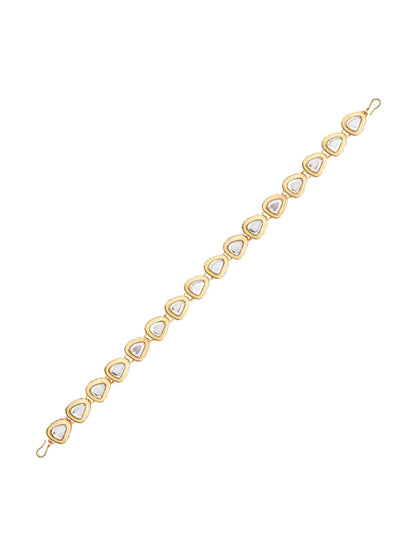 Gold Plated Kundan Meenakari Matha Pati