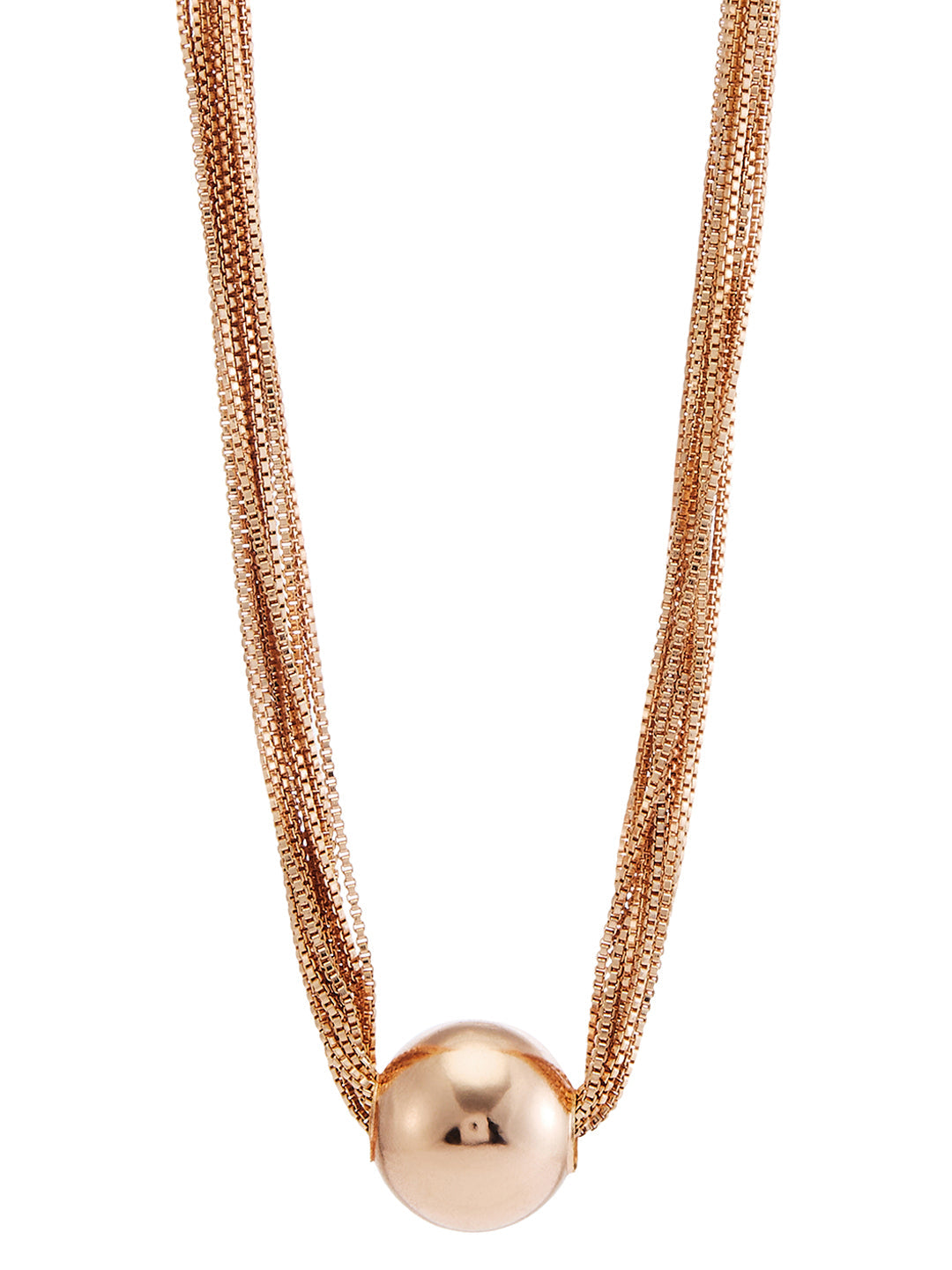 Rose Gold Plated  Pearl Necklace Chainwith Lobster Claw