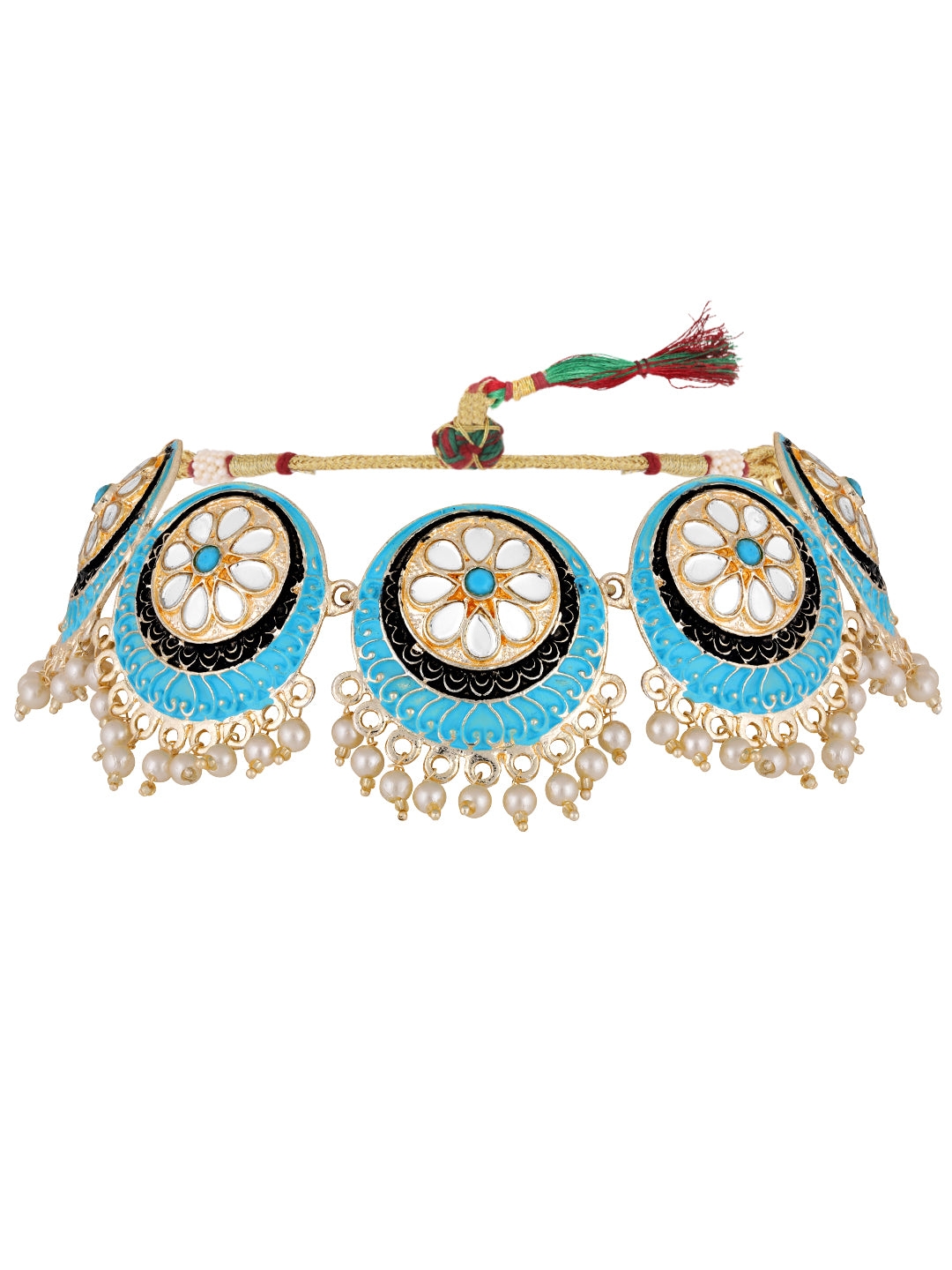 Meenakari Majesty Choker Set