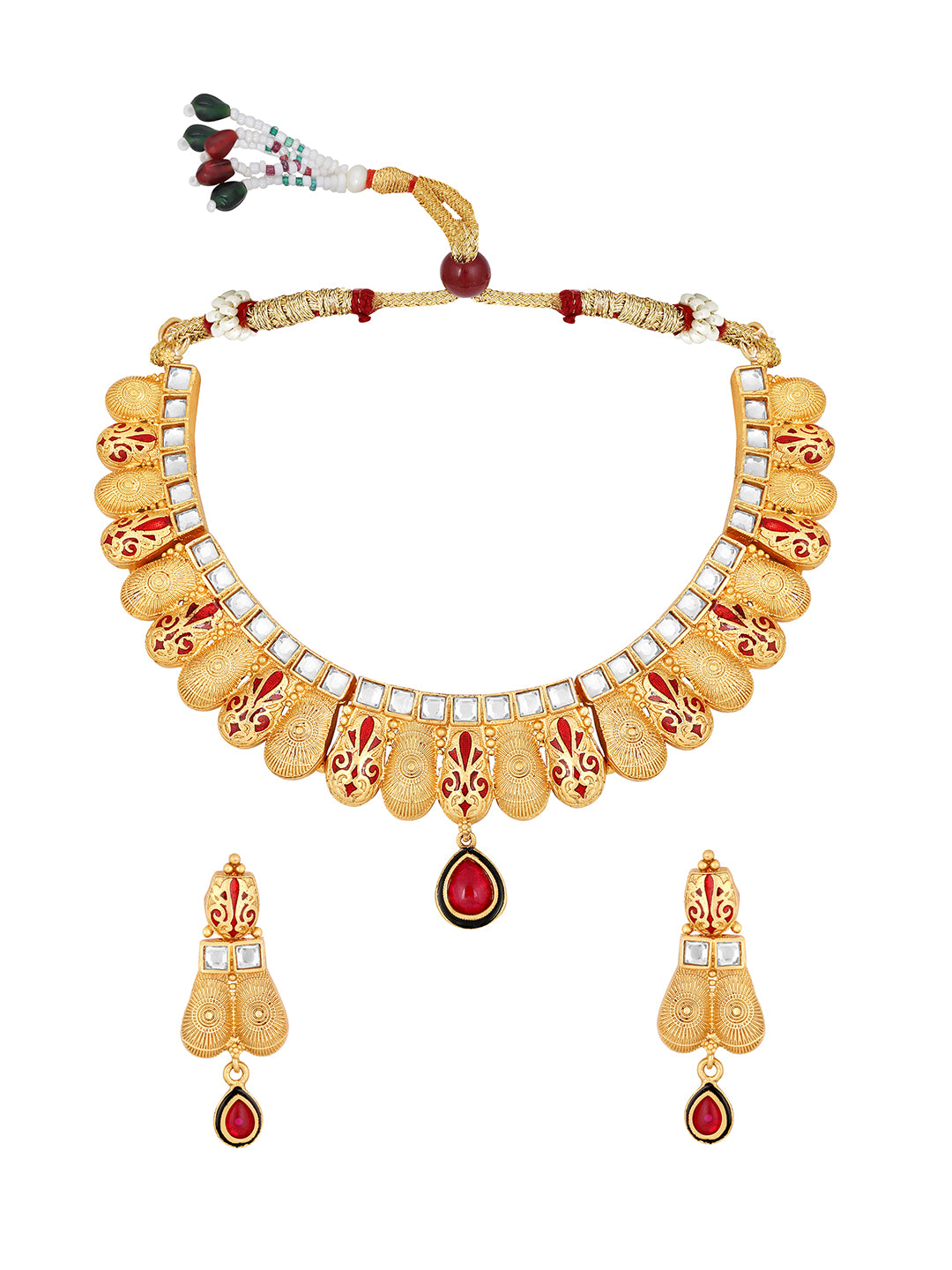 Timeless Meenakari Choker Set