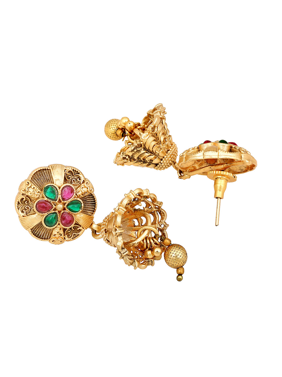 Pearls Beaded Gold Toned Choker Jewellery Set