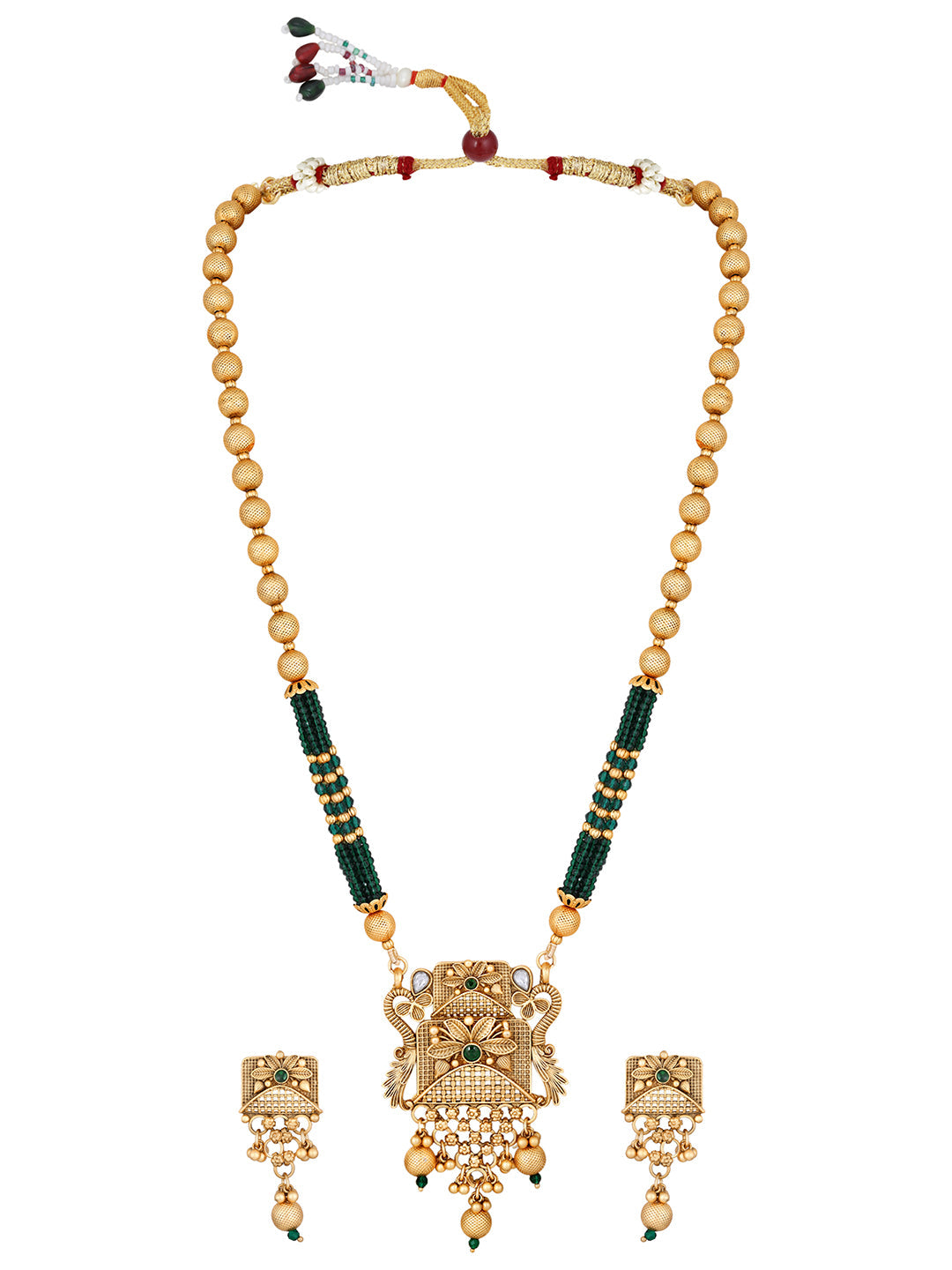 Rhodium Plated  Silver And Black Handcrafted Link Chain