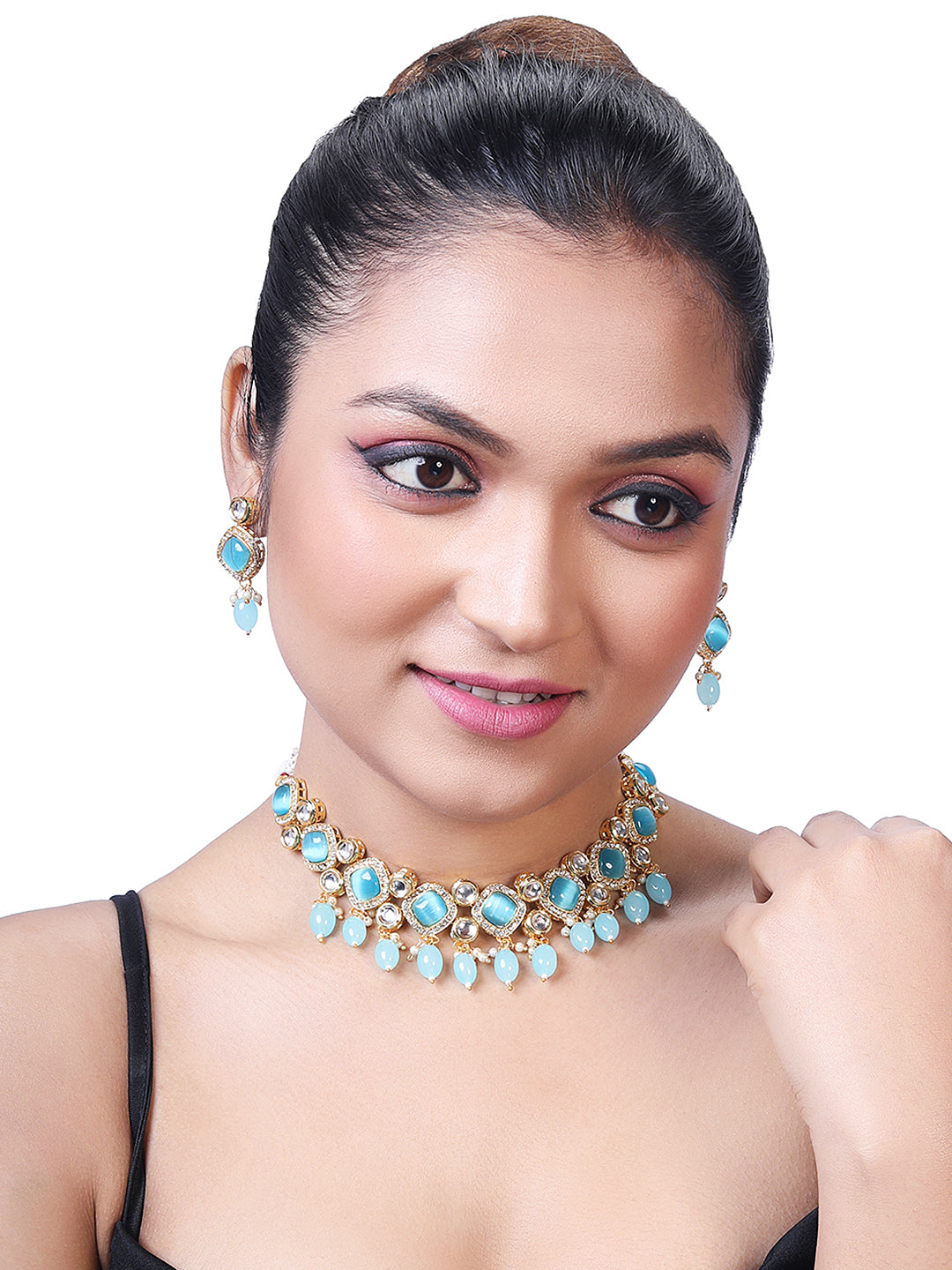 Azure Elegance Choker Set