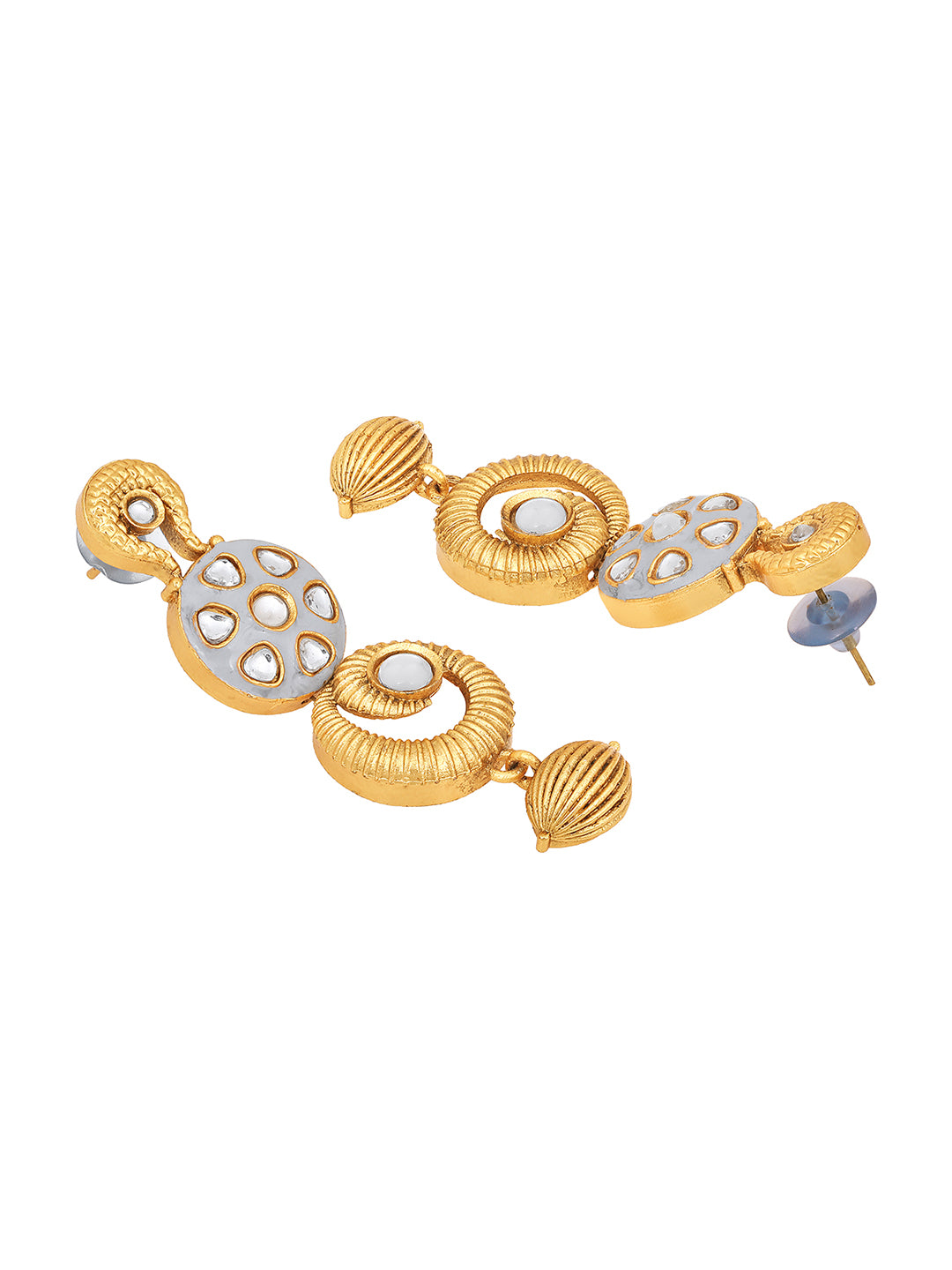 Gold Toned Meenakari Jewellery Set