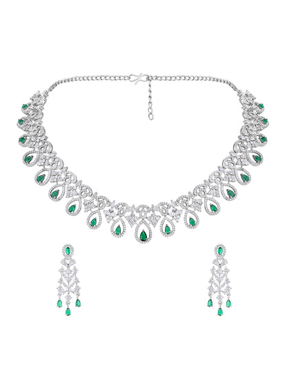 Emerald Elegance CZ Set