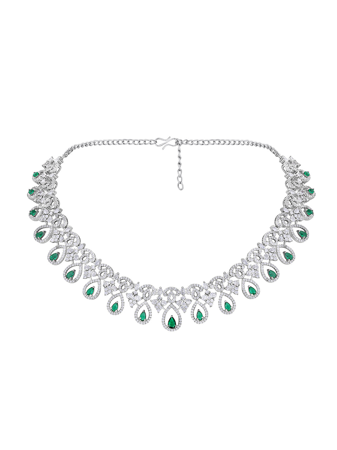 Emerald Elegance CZ Set