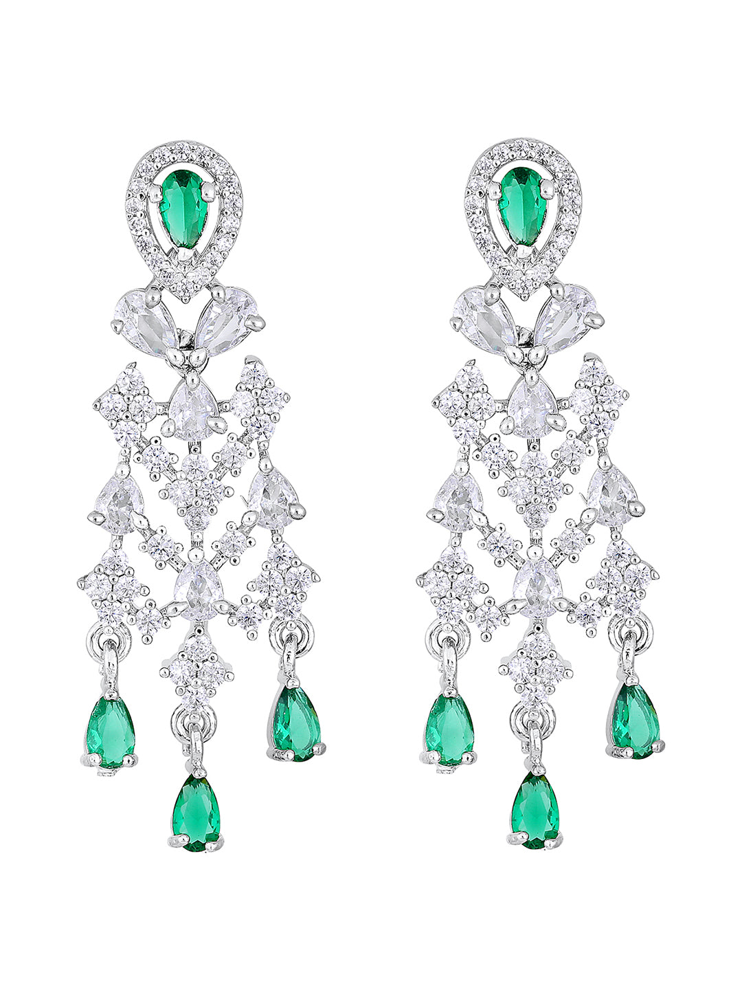 Emerald Elegance CZ Set