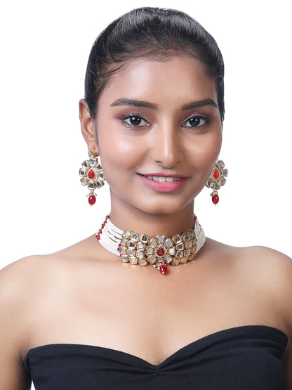 Kundan Grace Choker Set