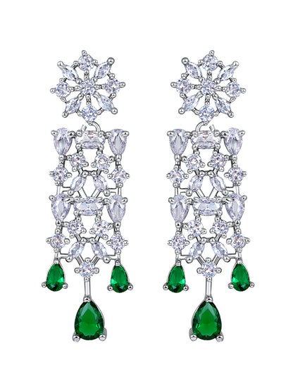Emerald Elegance Green Stone Choker Set