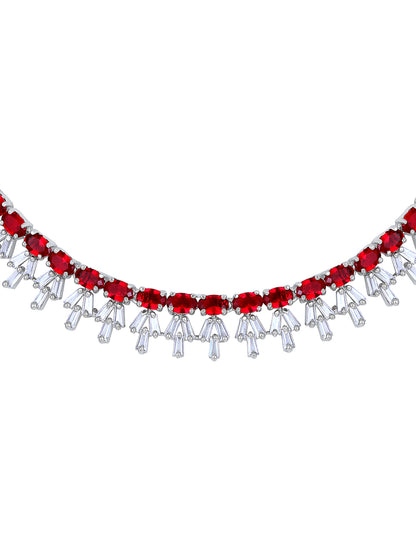 Ruby Radiance Choker Set