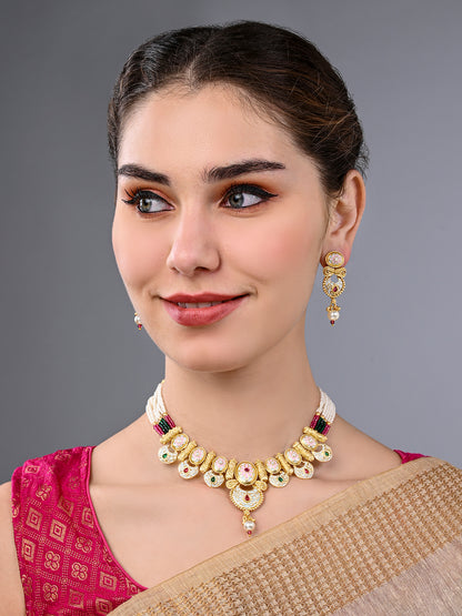 Kundan Peacock Delight