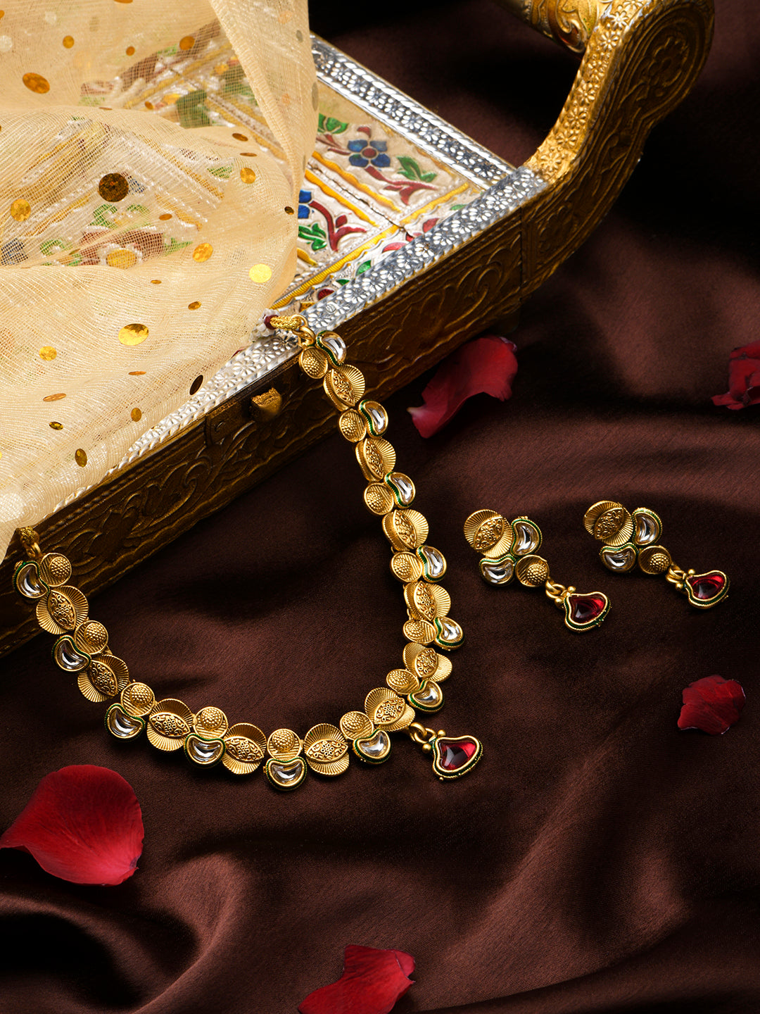 Majestic Kundan Elegance Set