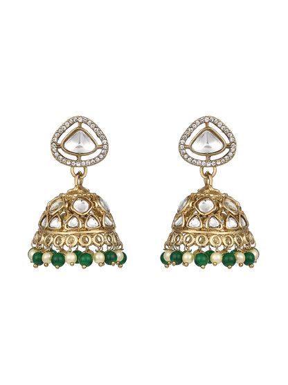Bridal Meenakari choker necklace with matching earrings and tikka

