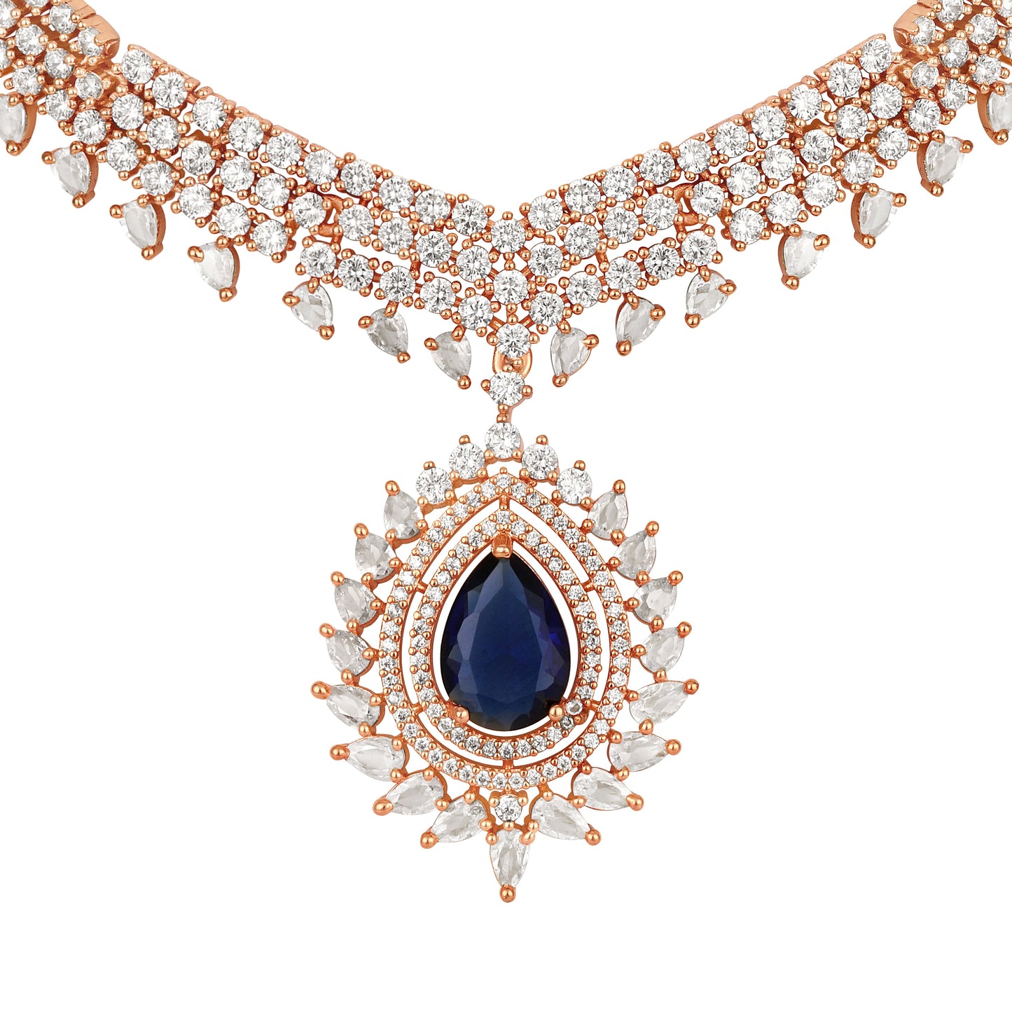 Multicolor Cz American Diamond Caret Plating Dangle Earring