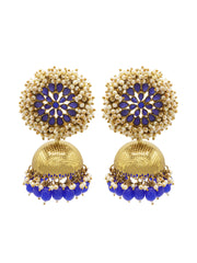 Gold-Plated Dome Shaped Jhumkas